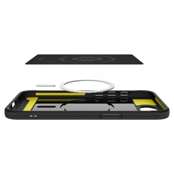 Spigen iPhone 16e/17e Skal Rugged Armor MagFit Matte Black