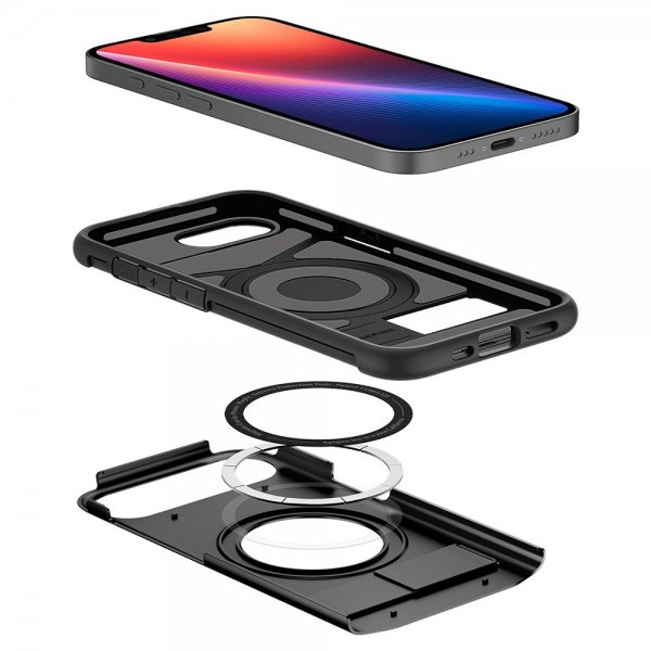 Spigen iPhone 16e/17e Skal Slim Armor MagFit Svart