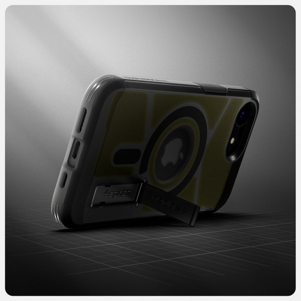 Spigen iPhone 16e/17e Skal Tough Armor MagFit Frost Black