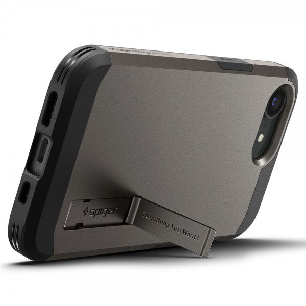 Spigen iPhone 16e/17e Skal Tough Armor MagFit Gunmetal
