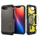 Spigen iPhone 16e/17e Skal Tough Armor MagFit Gunmetal