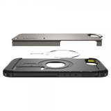 Spigen iPhone 16e/17e Skal Tough Armor MagFit Gunmetal