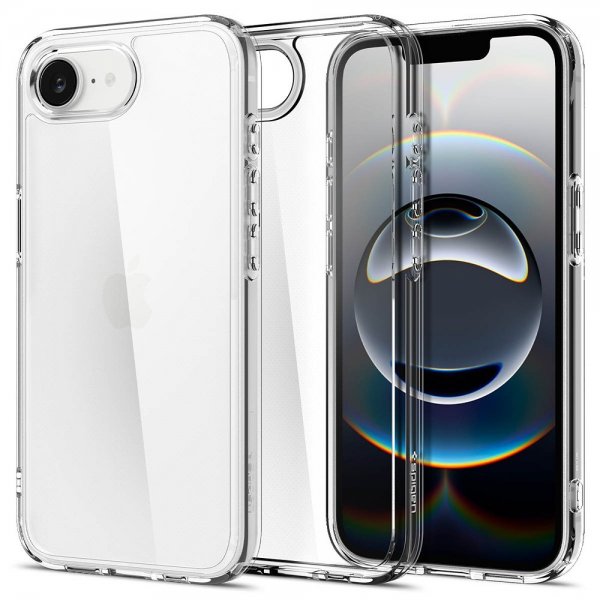 Spigen iPhone 16e/17e Skal Ultra Hybrid Crystal Clear