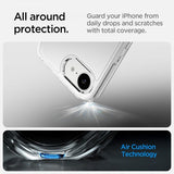 Spigen iPhone 16e/17e Skal Ultra Hybrid Crystal Clear