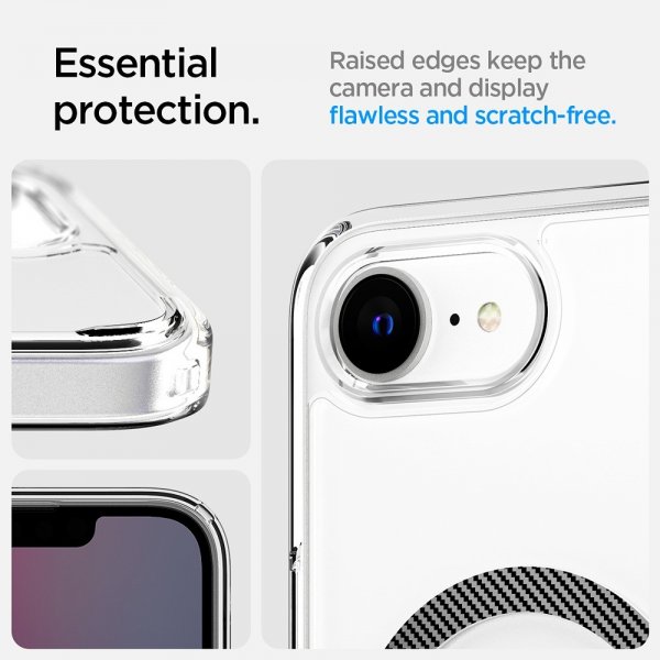 Spigen iPhone 16e/17e Skal Ultra Hybrid MagFit Carbon Fiber