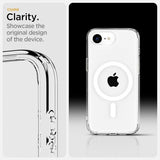 Spigen iPhone 16e/17e Skal Ultra Hybrid MagFit Clear White