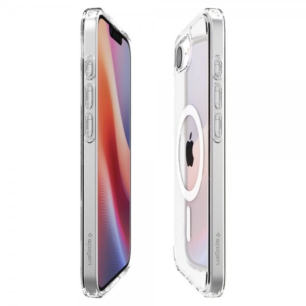 Spigen iPhone 16e/17e Skal Ultra Hybrid MagFit Clear White