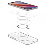 Spigen iPhone 16e/17e Skal Ultra Hybrid MagFit Clear White