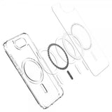 Spigen iPhone 16e/17e Skal Ultra Hybrid MagFit Clear White