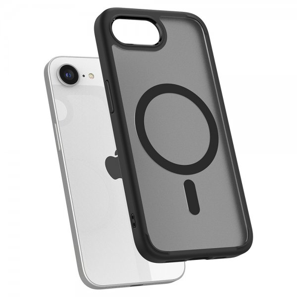 Spigen iPhone 16e/17e Skal Ultra Hybrid MagFit Frost Black