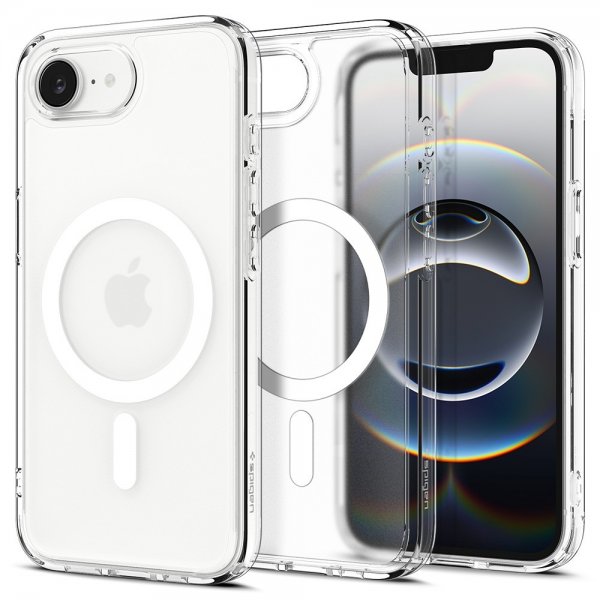 Spigen iPhone 16e/17e Skal Ultra Hybrid MagFit Frost White
