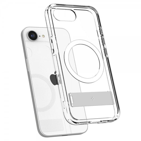 Spigen iPhone 16e/17e Skal Ultra Hybrid S MagFit Clear White