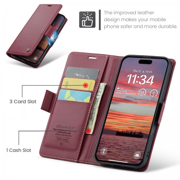 CaseMe iPhone Air Fodral 023 Series Röd