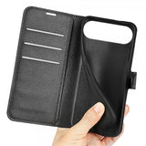 iPhone Air Fodral Litchi Svart