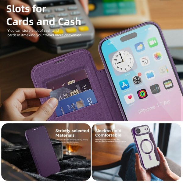 iPhone Air Fodral MagSafe Lila