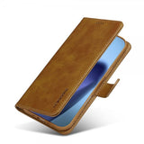 Lc.Imeeke iPhone Air Fodral med Kortfack Stativfunktion Ljusbrun