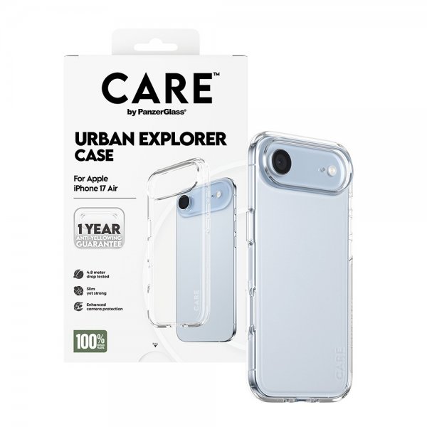 CARE by PanzerGlass iPhone Air Skal Urban Explorer Transparent