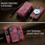 CaseMe iPhone 17 Fodral 008 Series Löstagbart Skal Röd