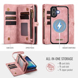 CaseMe iPhone 17 Fodral 008 Series Löstagbart Skal Rosa