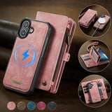CaseMe iPhone 17 Fodral 008 Series Löstagbart Skal Rosa