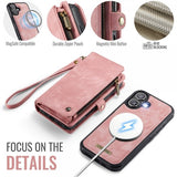 CaseMe iPhone 17 Fodral 008 Series Löstagbart Skal Rosa