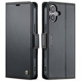 CaseMe iPhone 17 Fodral 023 Series Svart