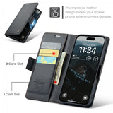 CaseMe iPhone 17 Fodral 023 Series Svart