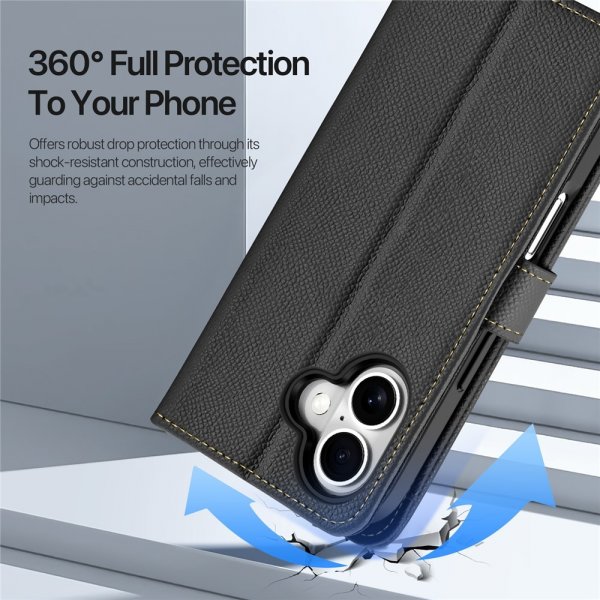 Dux Ducis iPhone 17 Fodral 2-i-1 Lawa Series MagSafe Svart