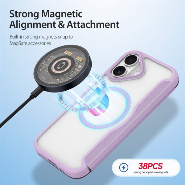 Dux Ducis iPhone 17 Fodral Skin X Pro Series MagSafe Lila