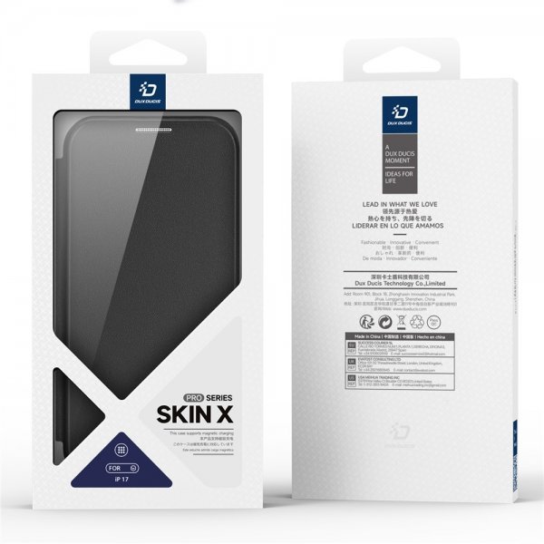 Dux Ducis iPhone 17 Fodral Skin X Pro Series MagSafe Svart
