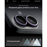 Spigen iPhone 17 Kameraskydd GLAS.tR EZ Fit Optik Pro 2-pack Lila