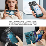 CaseMe iPhone 17 Pro Fodral 008 Series Löstagbart Skal Blå