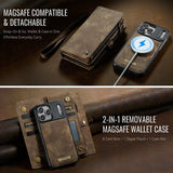 CaseMe iPhone 17 Pro Fodral 008 Series Löstagbart Skal Brun