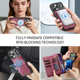 CaseMe iPhone 17 Pro Fodral 008 Series Löstagbart Skal Röd