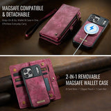 CaseMe iPhone 17 Pro Fodral 008 Series Löstagbart Skal Röd