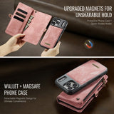 CaseMe iPhone 17 Pro Fodral 008 Series Löstagbart Skal Rosa
