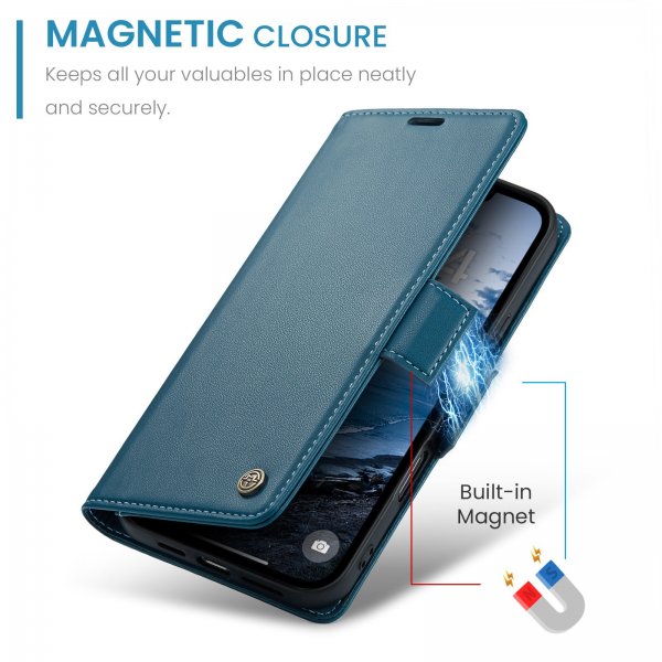 CaseMe iPhone 17 Pro Fodral 023 Series Blå