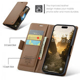 CaseMe iPhone 17 Pro Fodral 023 Series Brun