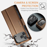 CaseMe iPhone 17 Pro Fodral 023 Series Brun