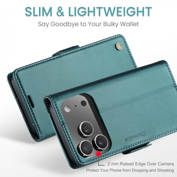 CaseMe iPhone 17 Pro Fodral 023 Series Grön