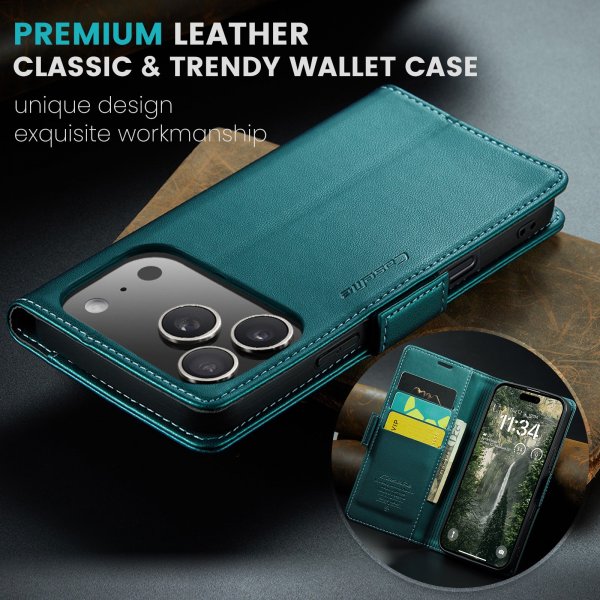 CaseMe iPhone 17 Pro Fodral 023 Series Grön