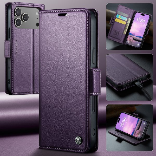 CaseMe iPhone 17 Pro Fodral 023 Series Lila