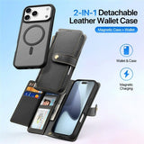 Dux Ducis iPhone 17 Pro Fodral 2-i-1 Lawa Series MagSafe Svart