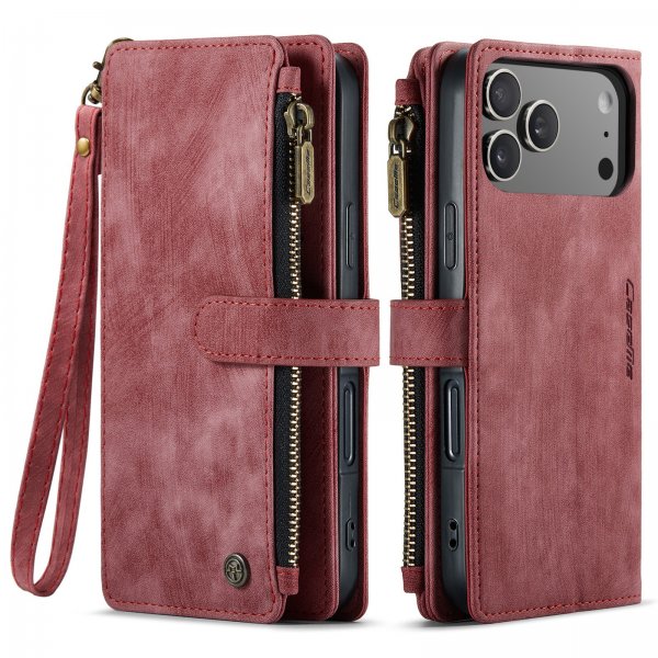 CaseMe iPhone 17 Pro Fodral C30 Series Röd
