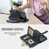 CaseMe iPhone 17 Pro Fodral C30 Series Svart