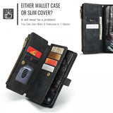 CaseMe iPhone 17 Pro Fodral C30 Series Svart