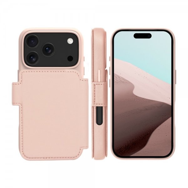 dbramante1928 iPhone 17 Pro Fodral Lynge MagSafe ICON Pink Sand
