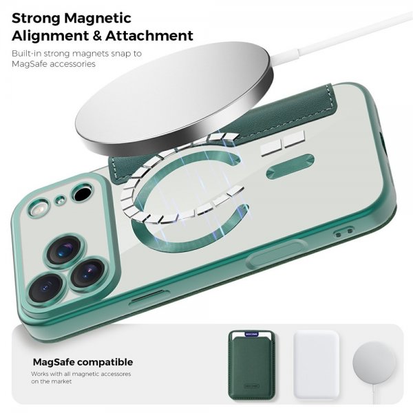 iPhone 17 Pro Fodral MagSafe Grön