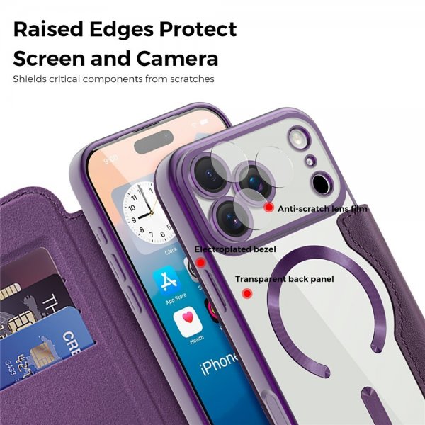 iPhone 17 Pro Fodral MagSafe Lila