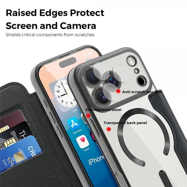 iPhone 17 Pro Fodral MagSafe Svart